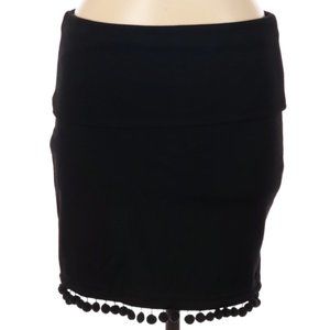 Buckley K Casual Skirt Black Knee Length Size 6 #523